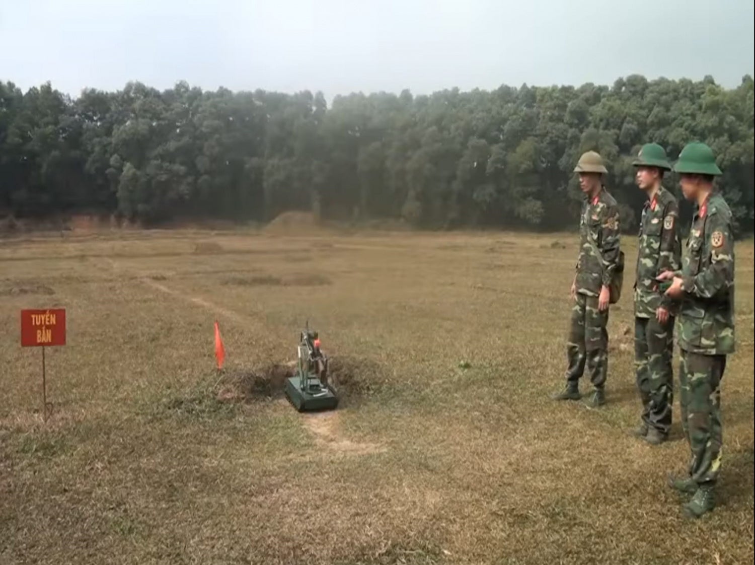 Vietnam Army Testing out new AK-Equipped UGV to Reduce Casualties