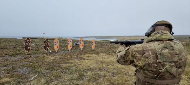 POTD: Falkland Islands Defence Force Shooting Historic Weapons