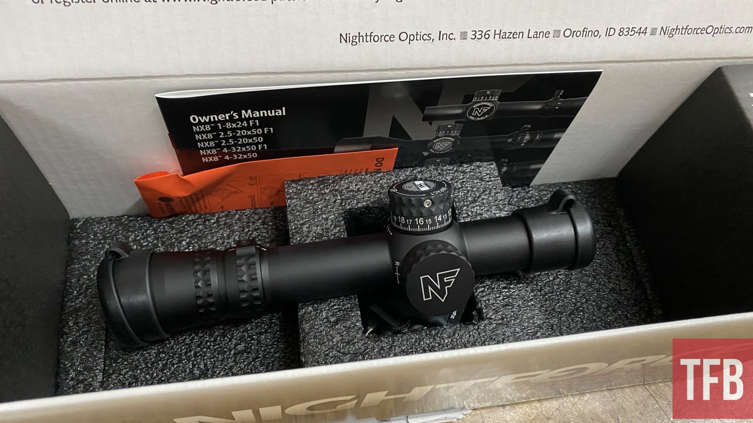 TFB Review: Nightforce Optics NX8 1-8x24 Scope