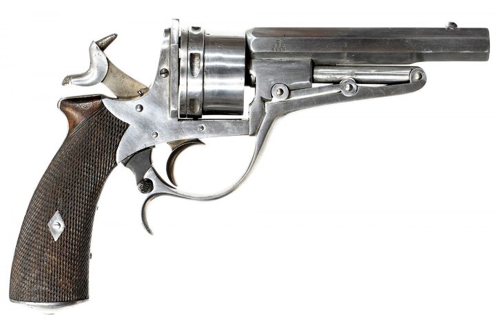French Model 1868 Galand auto-extracting revolver