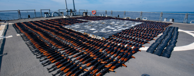 US Navy Intercepts 1,400 Rifles in Arabian Sea