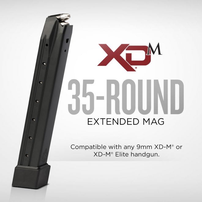 9mm XD-M 35 Round Extended Magazine