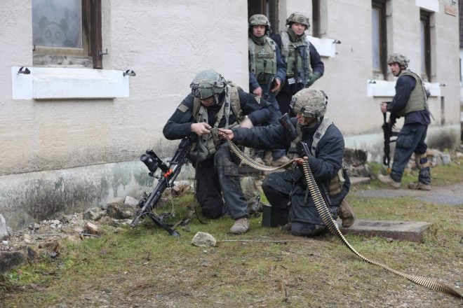 Ukrainian Soldiers in Combined Resolve XVI
