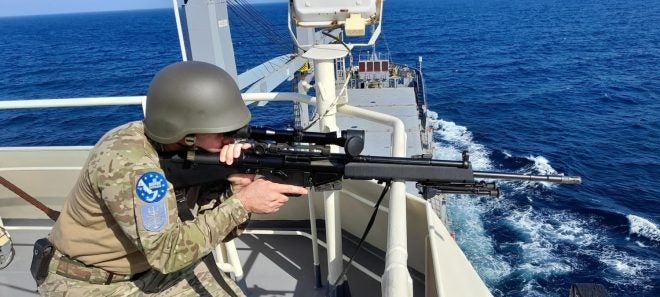 POTD: European Union Naval Force Somalia - Heckler & Koch MSG90A1