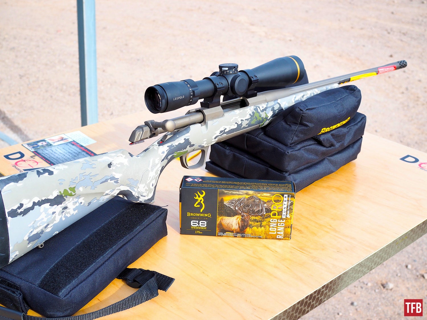 Also on hand to shoot was the X-Bolt Speed suppressor-ready rifle in 6.8 Western