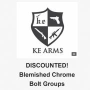 KE Arms is selling off their Blemished Chrome Bolt Groups