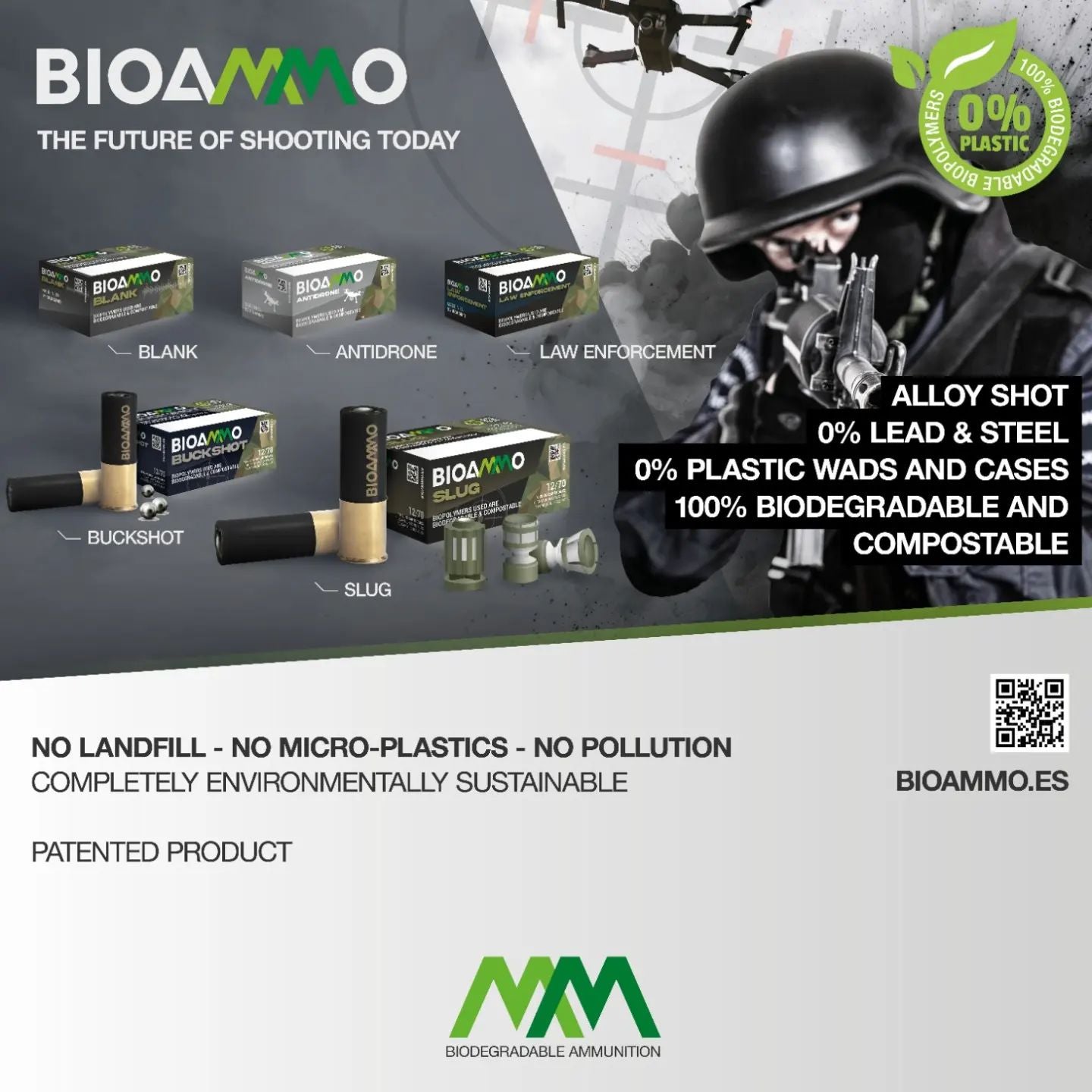 [IWA 2022] Bioammo -100% Biodegradable Shotgun Ammunition