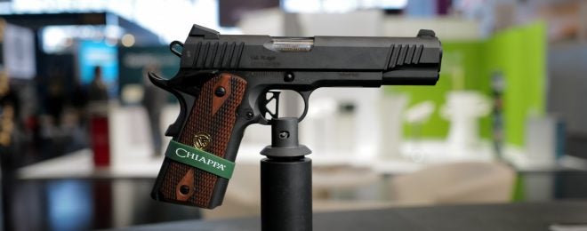 [IWA 2022] Chiappa Firearms Releases New 9mm and .45 ACP 1911 Models - Superior Black Model (TFBTV)