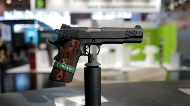 [IWA 2022] Chiappa Firearms Releases New 9mm and .45 ACP 1911 Models - Superior Black Model (TFBTV)