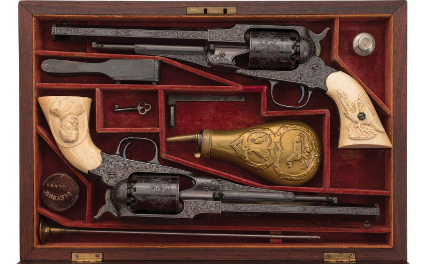 Wheelgun Wednesday President Ulysses S. Grant's Remington New Model Army Revolvers (1)