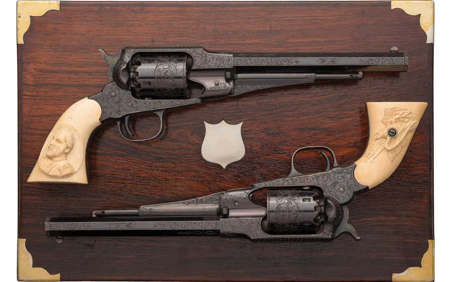 Wheelgun Wednesday President Ulysses S. Grant's Remington New Model Army Revolvers (3)