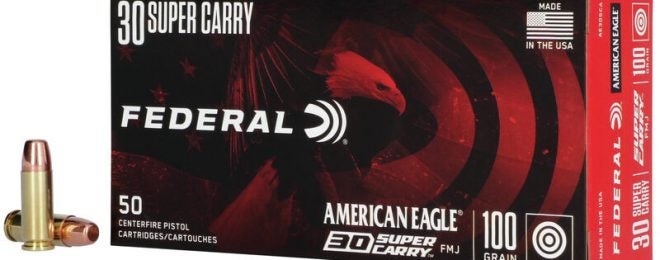 American Eagle 30 Super Carry Launched by Federal Ammunition