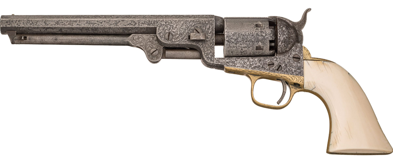 WW Colt 1851 Navy Revolver Attributed to Wild Bill Hickok (1)