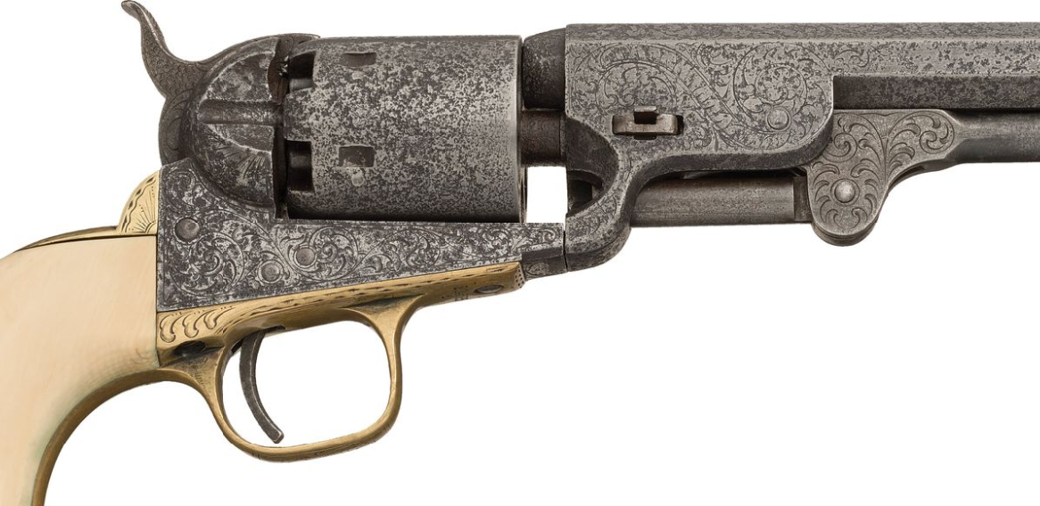 WW Colt 1851 Navy Revolver Attributed to Wild Bill Hickok (4)