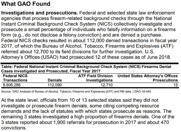 Record 300,000 Guns Sales Blocked by Federal Background Checks