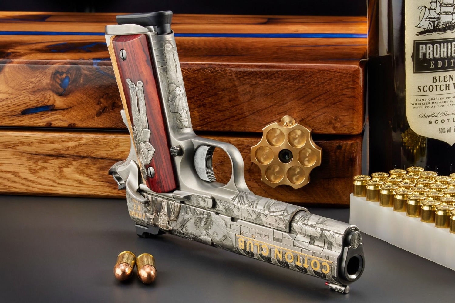 The Prohibition Engraved 1911 from Nighthawk Custom