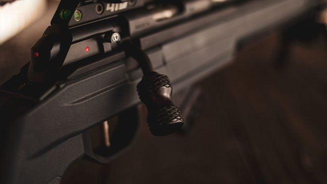 The Remington 700 Clamp-On Bolt Knob from Anarchy Outdoors