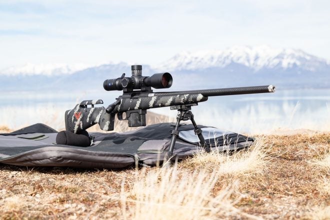The Vudoo Gunworks Lightweight Carbon Sinister Precision Rimfire Rifle