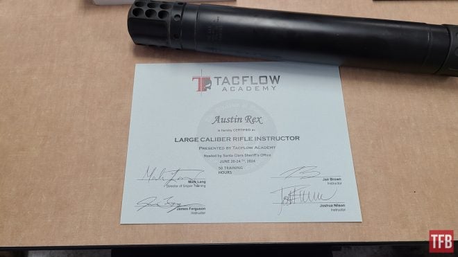 TacFlow Academy Large Caliber Rifle Instructors Course