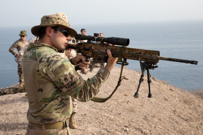 French, Italian, U.S. Forces conduct joint sniper range in Djibouti
