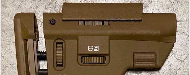 Army Selects B5 Systems Collapsible Precision Stock for M110 Rifle