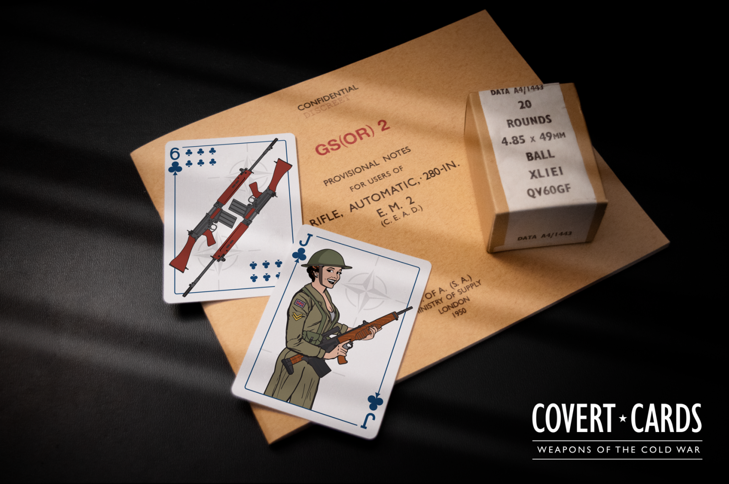 Helios House Press Launches Kickstarter for Covert Cards: Weapons of the Cold War