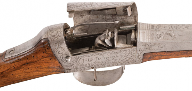 J.G. Dachtine Waterproof Enclosed Lock Flintlock Sporting Gun (6)