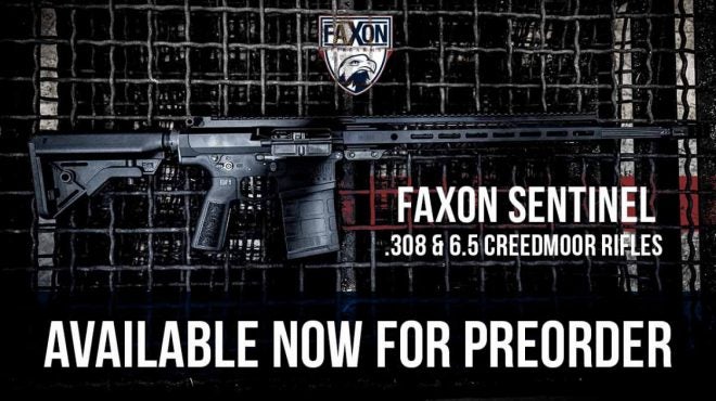 New Faxon Sentinel .308 and 6.5 Creedmoor Rifles Available for Preorder