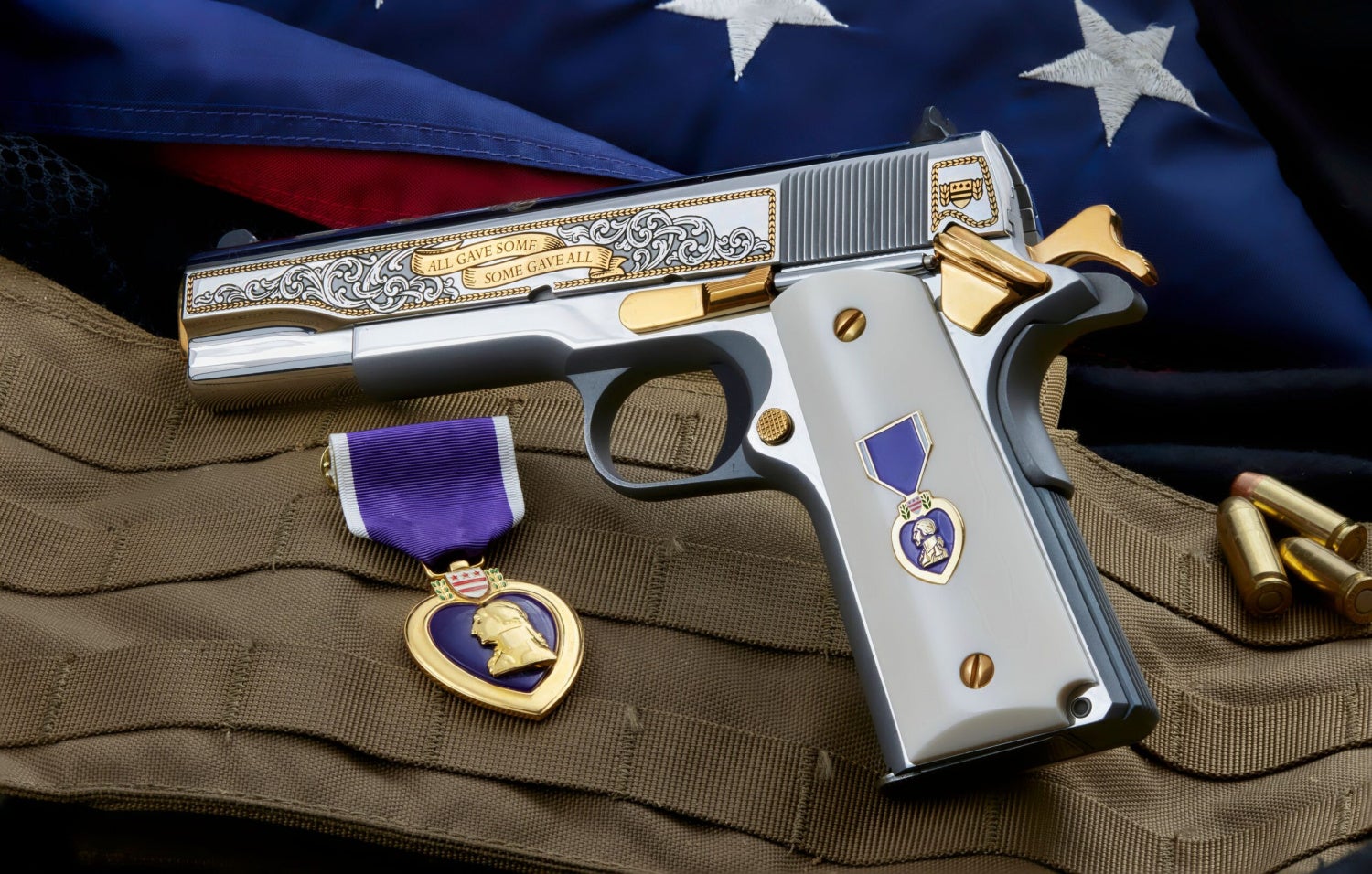 New Purple Heart Commemorative Colt 1911 from SK CustomsThe Firearm Blog