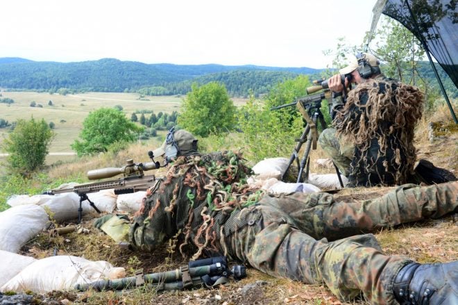German Snipers in European Best Sniper Team Competition