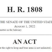 An Analysis of HR 1808, the Proposed 2022 Assault Weapons Ban
