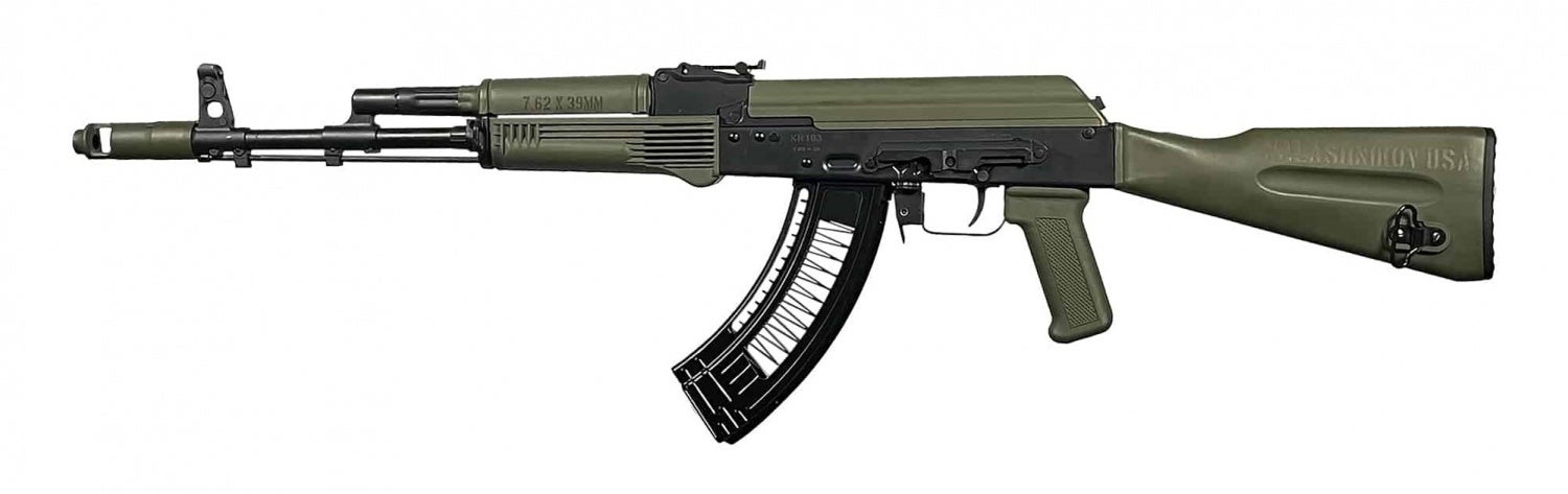 Kalashnikov USA and Outlaw Ordnance Limited Edition AKs - KR-103 Tanker Green (2)