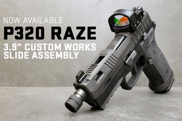 The New P320 RAZE 3.9" Custom Works Slide from SIG Sauer