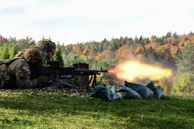 POTD: Machine Guns & Grenade Launchers in Grafenwoehr, Germany
