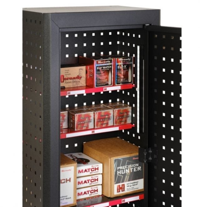 New For 2023: Hornady's Locking Customizable Ammo Cabinet