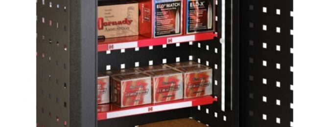 New For 2023: Hornady's Locking Customizable Ammo Cabinet
