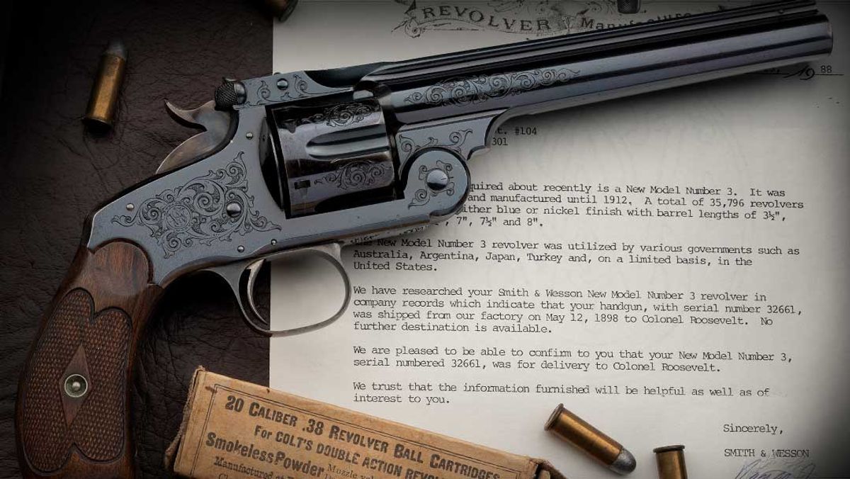 Theodore Roosevelt's S&W Model No. 3 Revolver Goes Up for Auction