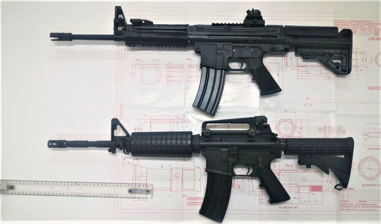 CW56 and M4 carbine comparison. Photo provided by POF.