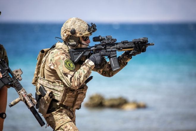 POTD: Over The Beach in Aqaba - Jordanian Maritime Counter Terrorism Team