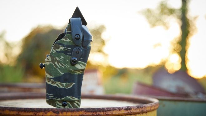 New Limited Edition Tiger Stripe Camo Holsters from Safariland