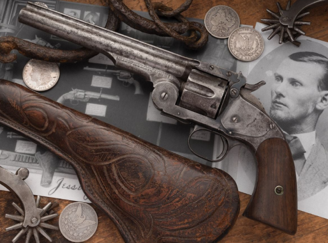 S&W Schofield Revolver Attributed To Jesse James (1)
