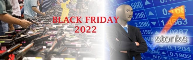 This year's Black Friday background checks for gun sales saw a spike over 2021.
