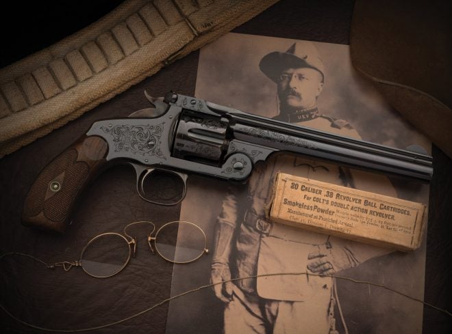 Theodore Roosevelt's personally-owned Smith & Wesson single-action revolver was recently sold at auction for a hefty sum.