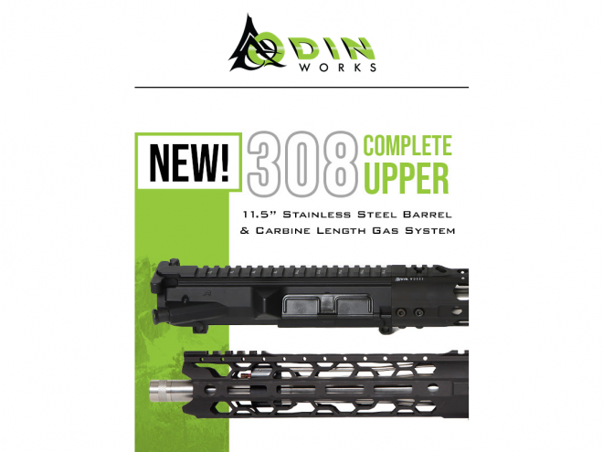 Odin Works has released a new carbine-length AR-10 complete upper receiver.
