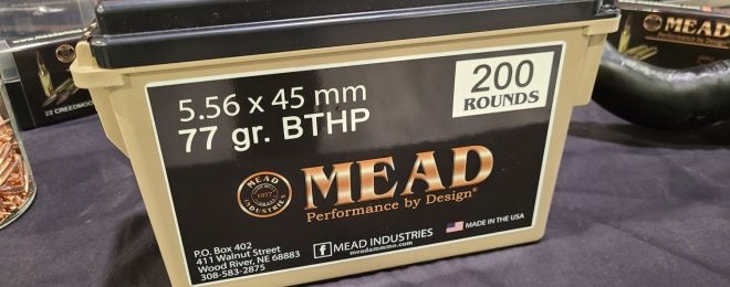 [SHOT 2023] New 77-Grain .224 Bullets And Ammunition From Mead Industries