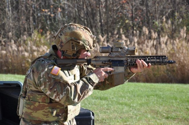SIG Sauer XM-7 Rifle with the XM-157 Fire Control