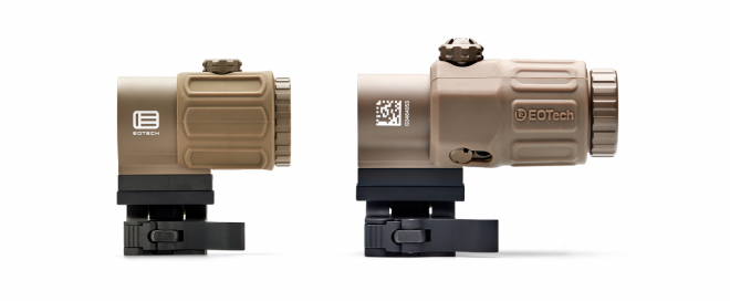 EOTECH Introduces the G43 and G45 Magnifiers in Flat Dark Earth