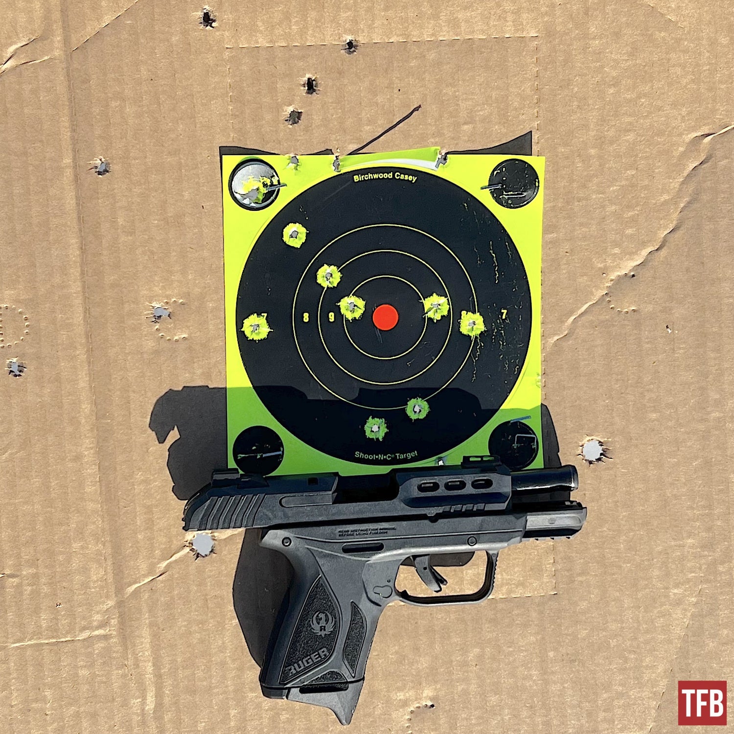 Accuracy at 25 yards is somewhat more difficult with this pistol