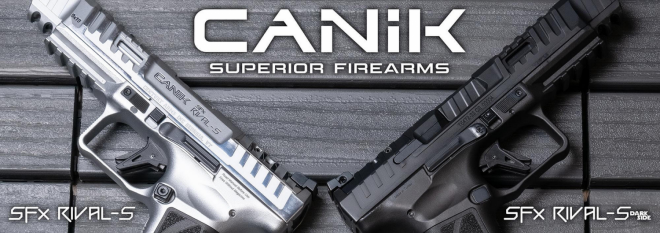 Canik is proud to introduce their new steel-framed 9mm pistol, the SFx Rival-S.