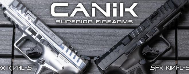 Canik is proud to introduce their new steel-framed 9mm pistol, the SFx Rival-S.
